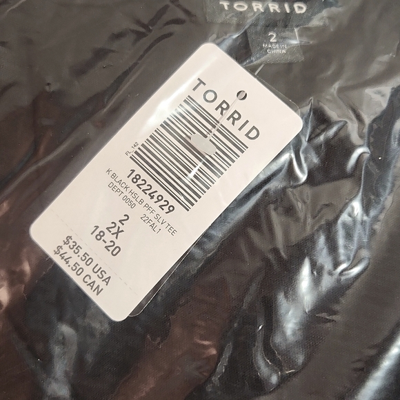 ❤️NWT VINTAGE TORRID PUFF SLEEVE TEE - SLUB KNIT COTTON - PLUS SIZE - Picture 7 of 11